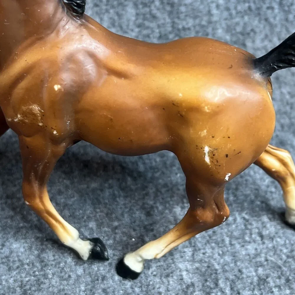 Vintage Breyer Running Foal Space #134 Matte With Four Stockings
